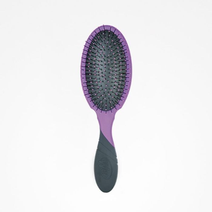 Wet Brush Pro Detangler Purple Cepillo Ovalado para Desenredar el Cabello: Minimiza Dolor, Roturas y Daños, Protege Puntas Abiertas