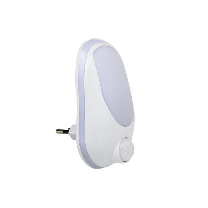 Smartwares 10.013.04 Luz de Noche LED con Sensor de Movimiento, Enchufable, 0.4W, Apagado Automático, Blanca 0 Smartwares 10.013.04 Luz de Noche LED con Sensor de Movimiento, Enchufable, 0.4W, Apagado Automático, Blanca 0