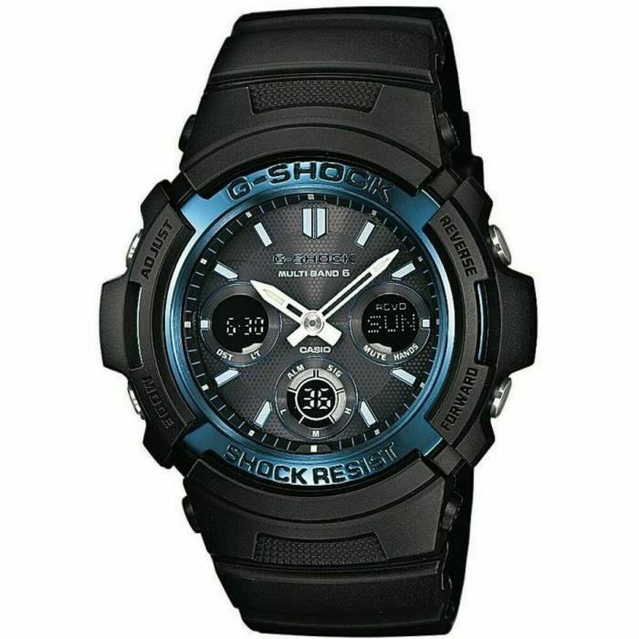 Casio Reloj Solar Resistente a Golpes con Iluminación LED Automática, Sincronización por Radio Multibanda, Hora Mundial y Cronómetro Casio Reloj Solar Resistente a Golpes con Iluminación LED Automática, Sincronización por Radio Multibanda, Hora Mundial y Cronómetro