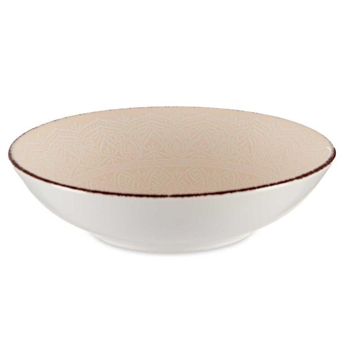 Plato Relieve Hondo Beige 20Cm Vessia (24 Unidades) 2 Plato Relieve Hondo Beige 20Cm Vessia (24 Unidades) 2