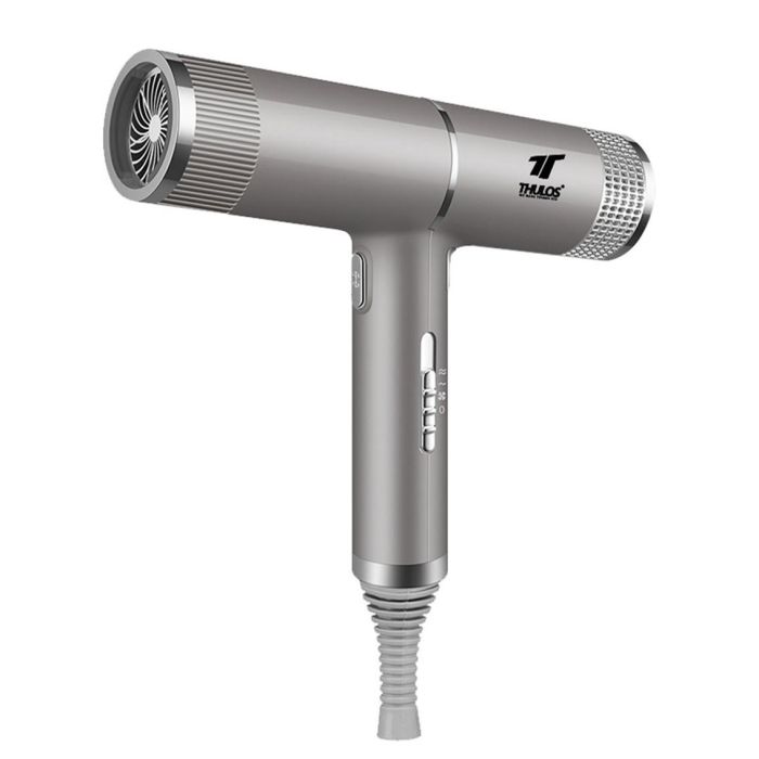 Thulos Secador de Pelo TH-HD807 Gris 1500W, Motor DC, 3 Velocidades, 3 Temperaturas, Aire Frío 0 Thulos Secador de Pelo TH-HD807 Gris 1500W, Motor DC, 3 Velocidades, 3 Temperaturas, Aire Frío 0