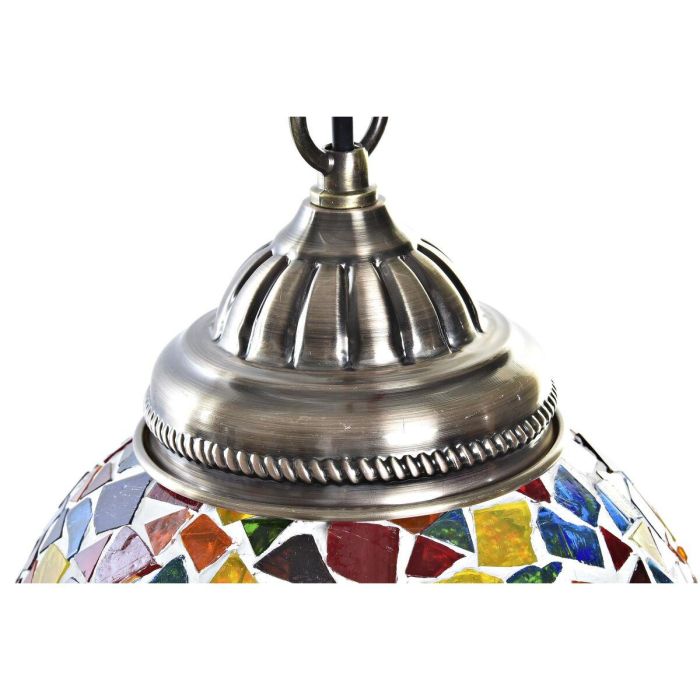 Lampara Techo Arabe DKD Home Decor Multicolor 20 x 36 x 20 cm (2 Unidades) 2 Lampara Techo Arabe DKD Home Decor Multicolor 20 x 36 x 20 cm (2 Unidades) 2