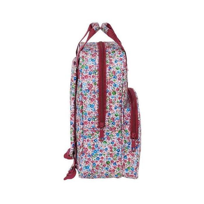 Mochila Escolar Nait Nait Flores coimbra burdeos Burdeos 20 x 28 x 8 cm 2 Mochila Escolar Nait Nait Flores coimbra burdeos Burdeos 20 x 28 x 8 cm 2
