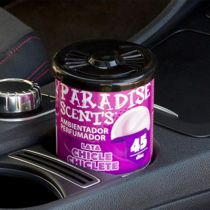 Paradise PER80124 Ambientador en Lata Tipo Gel Aroma Chicle 100 gramos. Duración hasta 45 días. Paradise PER80124 Ambientador en Lata Tipo Gel Aroma Chicle 100 gramos. Duración hasta 45 días.