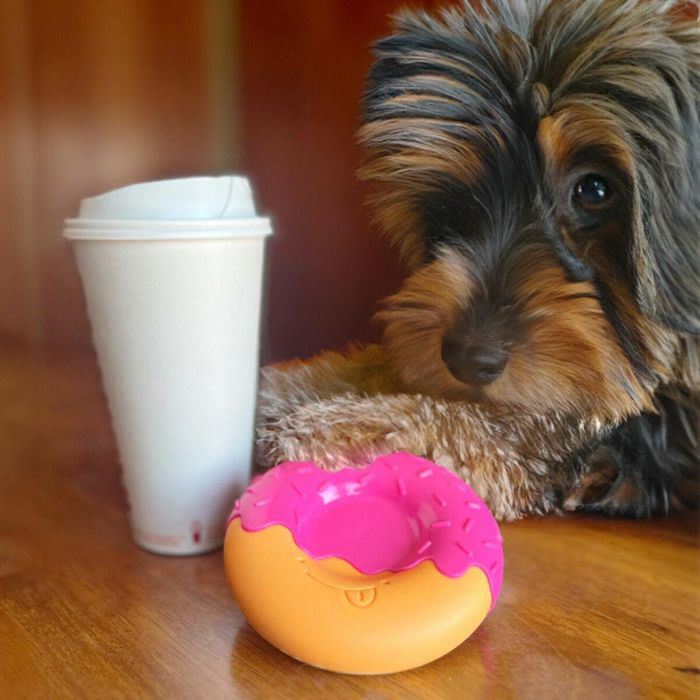 Juguete para perros Nylabone Rosa Bacon M 3 Juguete para perros Nylabone Rosa Bacon M 3