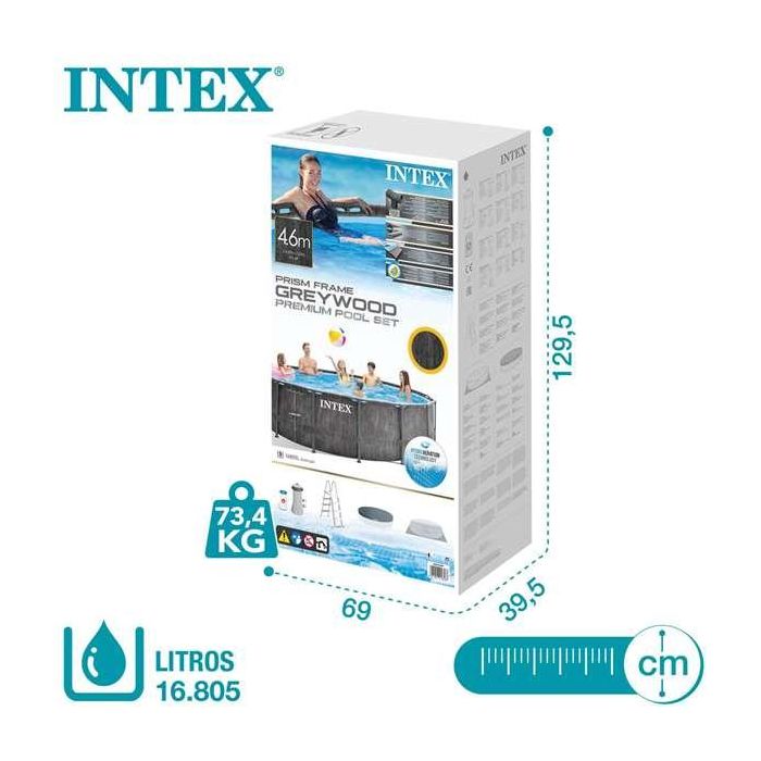 Piscina Desmontable Intex Baltik 457 x 122 x 457 cm 3