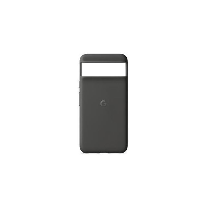 Google Funda para Pixel 8 Charcoal de Silicona Resistente a Caídas y Arañazos, Forro Microfibra, 42% Materiales Reciclados