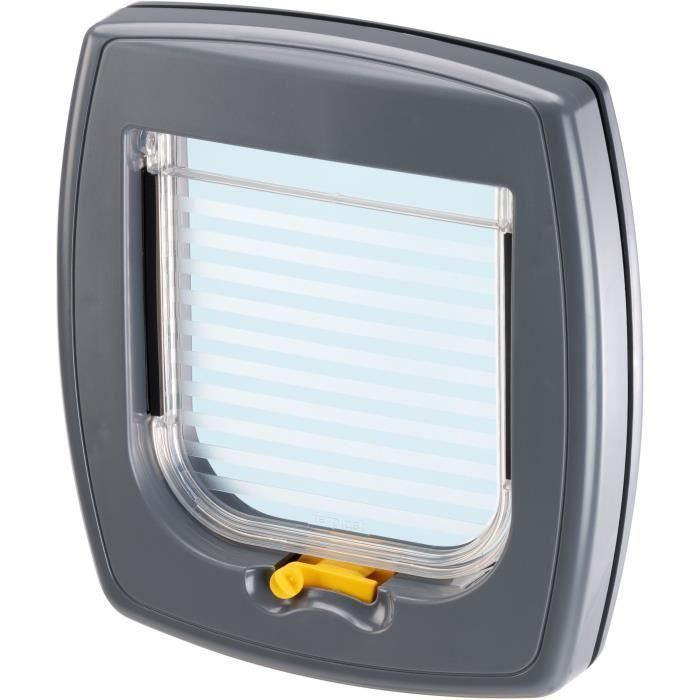 Puerta para gatos - FERPLAST - Columpio 1 - 21,5 x 5 x 24 cm - Gris Puerta para gatos - FERPLAST - Columpio 1 - 21,5 x 5 x 24 cm - Gris