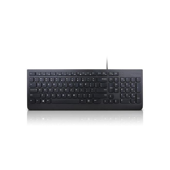 Lenovo Essential Wired Keyboard (Black) - US English 103P 1 Lenovo Essential Wired Keyboard (Black) - US English 103P 1