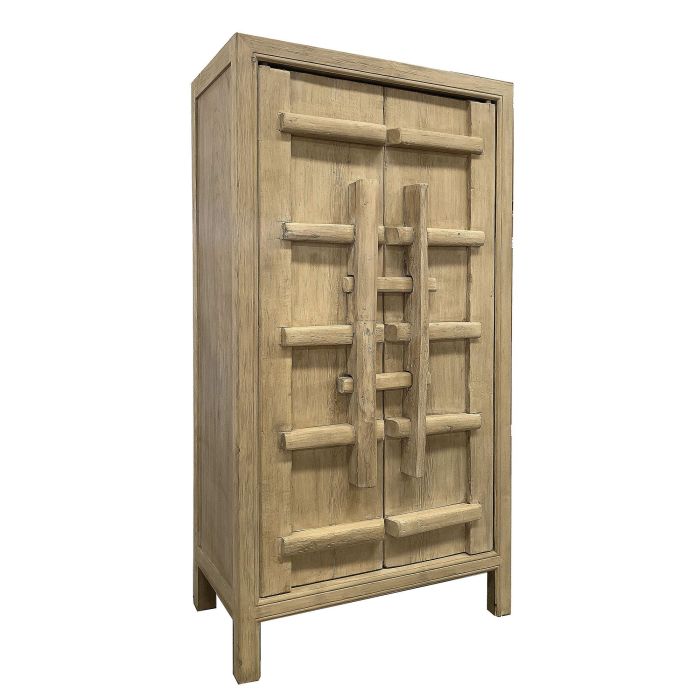 DKD Home Decor Armario Item Home Natural 2 Puertas 115 x 48 x 210 cm Olmo Macizo 1 DKD Home Decor Armario Item Home Natural 2 Puertas 115 x 48 x 210 cm Olmo Macizo 1