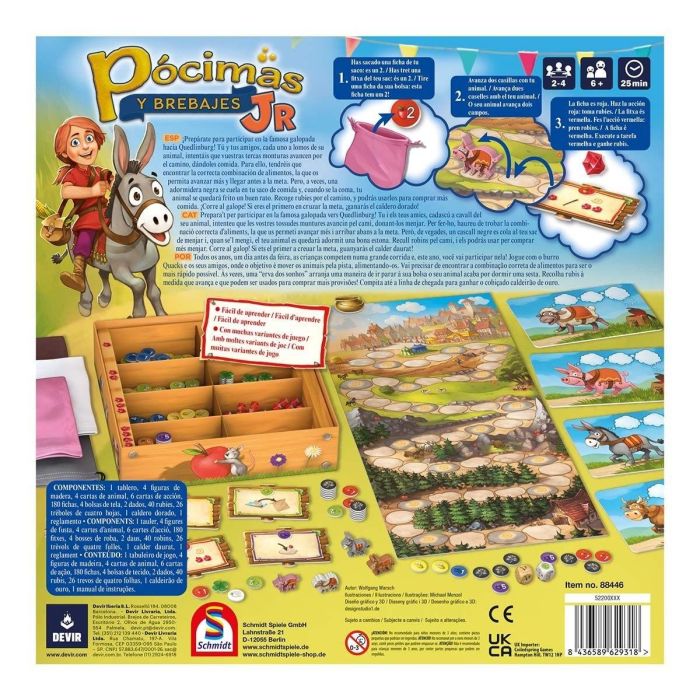 Devir Juego de Mesa Pócimas Y Brebajes Jr - Para 2 a 4 Jugadores, Edad 6+ 2 Devir Juego de Mesa Pócimas Y Brebajes Jr - Para 2 a 4 Jugadores, Edad 6+ 2