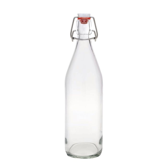 Botella de vidrio transparente 1L La Mediterranea - Inde (12 Unidades) 4 Botella de vidrio transparente 1L La Mediterranea - Inde (12 Unidades) 4