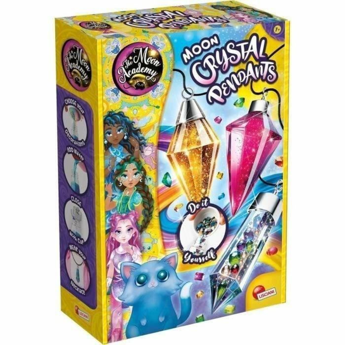 THE MOON ACADEMY LIS8008324110605 Cristales Mágicos - Kit Creativo con Purpurina, Piedras y Bases para Niños