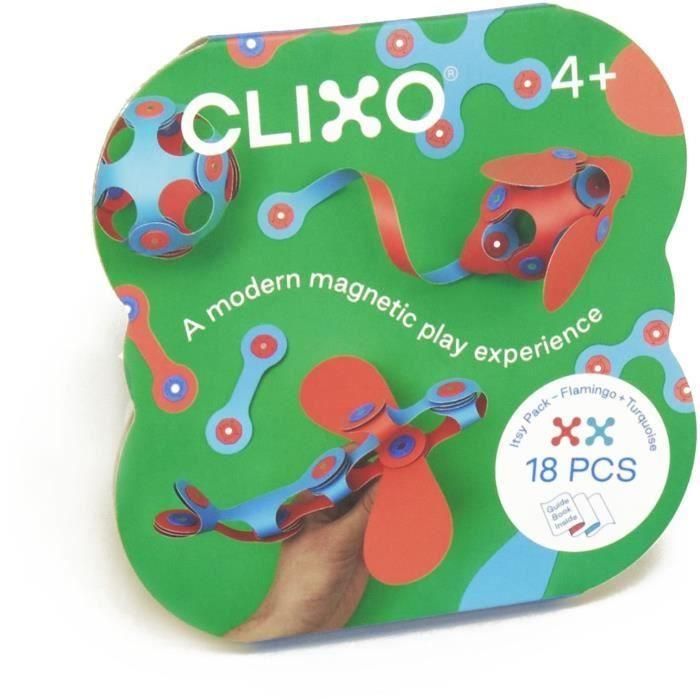 Juego de construcción magnético - GIPSY TOYS - Itsy CLIXO - 18 piezas - Multicolor - A partir de 4 años 1 Juego de construcción magnético - GIPSY TOYS - Itsy CLIXO - 18 piezas - Multicolor - A partir de 4 años 1