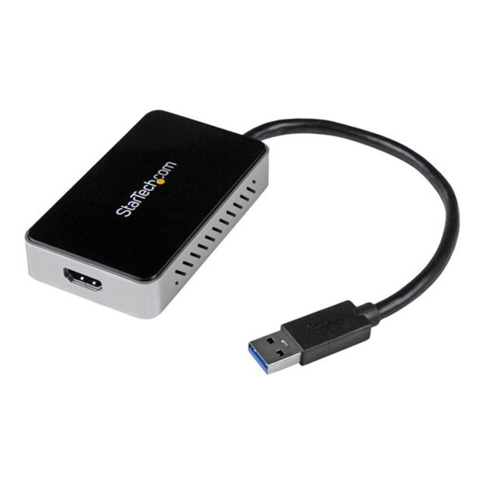 Startechcom Adaptador USB 3.0 a HDMI 1920x1200 y Hub USB 3.0 para Expansión de Portátil o PC