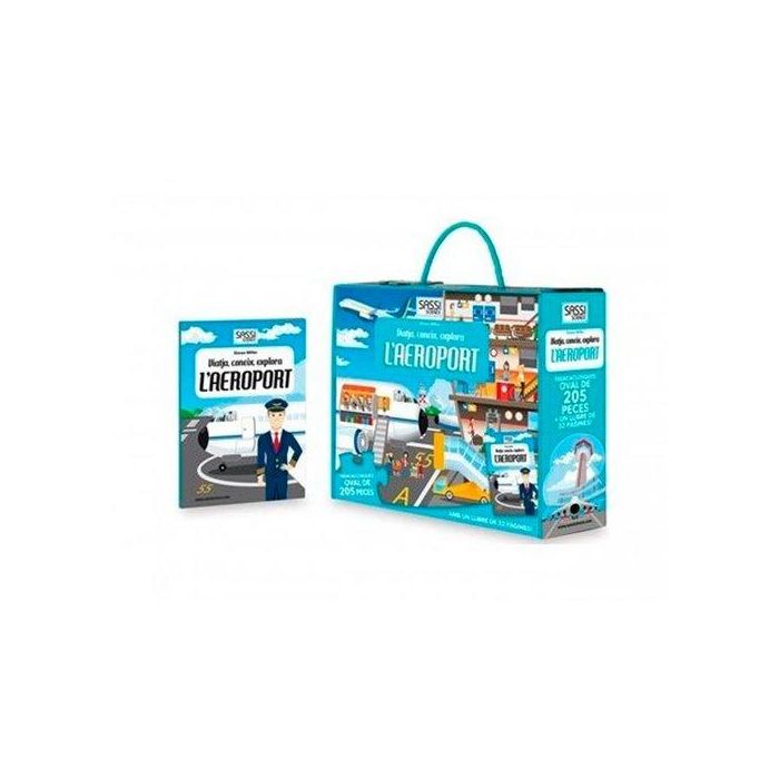 Puzle Sassi Manolito Books Aeroport - Catalan 205 Piezas (+6 Años)