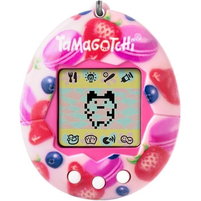 Bandai BAN1695823076642 Original Tamagotchi Berry Delicious, Mascota Electrónica Virtual con Pantalla a Color, 3 Botones y Juegos 1
