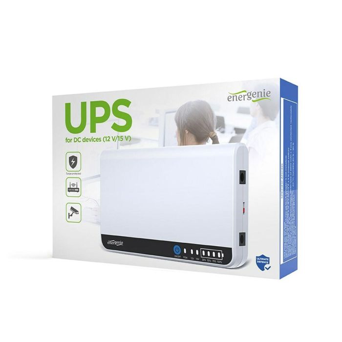 GEMBIRD EG-UPS-DC18 Sistema de Alimentación Ininterrumpida (UPS) 18 W Blanco 1 GEMBIRD EG-UPS-DC18 Sistema de Alimentación Ininterrumpida (UPS) 18 W Blanco 1