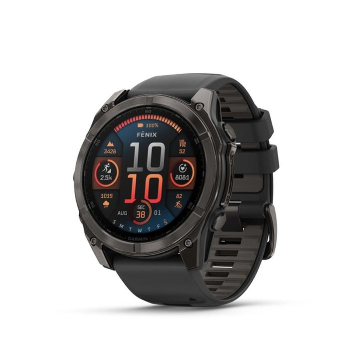 Garmin Fenix 8 Sapphire - Reloj Inteligente Deportivo AMOLED, GPS, 32 GB, Pantalla Táctil de Zafiro, Negro, 51 mm, 76 g, Duración de Batería Hasta 29 Días Garmin Fenix 8 Sapphire - Reloj Inteligente Deportivo AMOLED, GPS, 32 GB, Pantalla Táctil de Zafiro, Negro, 51 mm, 76 g, Duración de Batería Hasta 29 Días