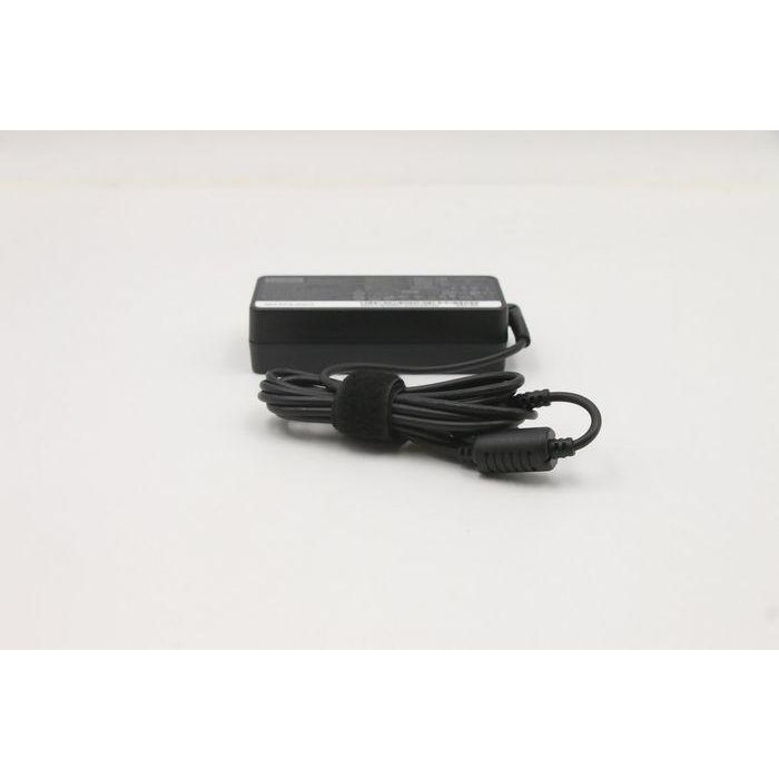 Lenovo 65W AC adapter with slim tip connector, 100-240V input, rectangular design, 89% efficiency, compatible with Lenovo devices. 6 Lenovo 65W AC adapter with slim tip connector, 100-240V input, rectangular design, 89% efficiency, compatible with Lenovo devices. 6