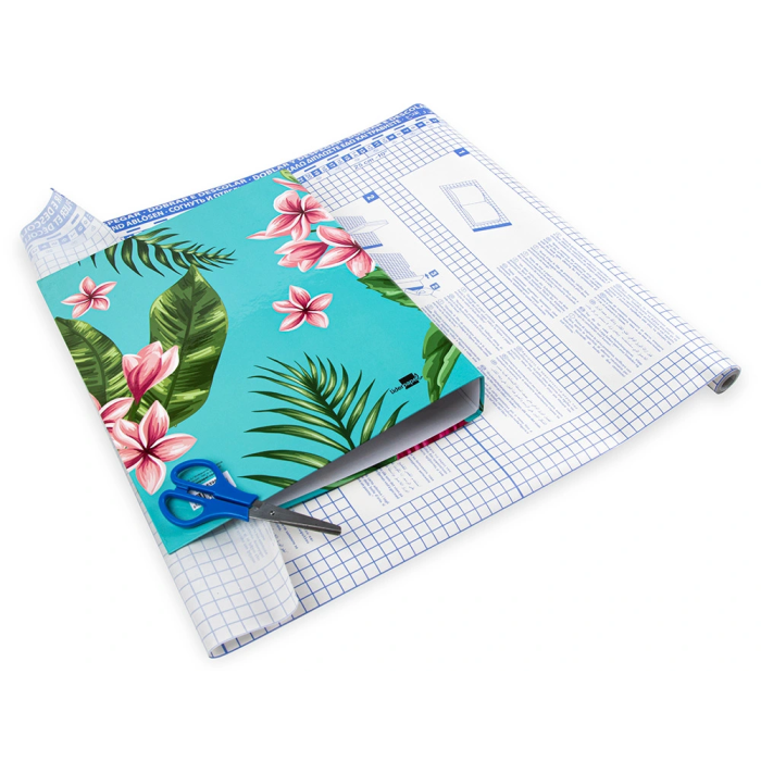 Liderpapel Rollo Plástico Adhesivo Forralibros 0.50x20 mt 80 mc Removible 7