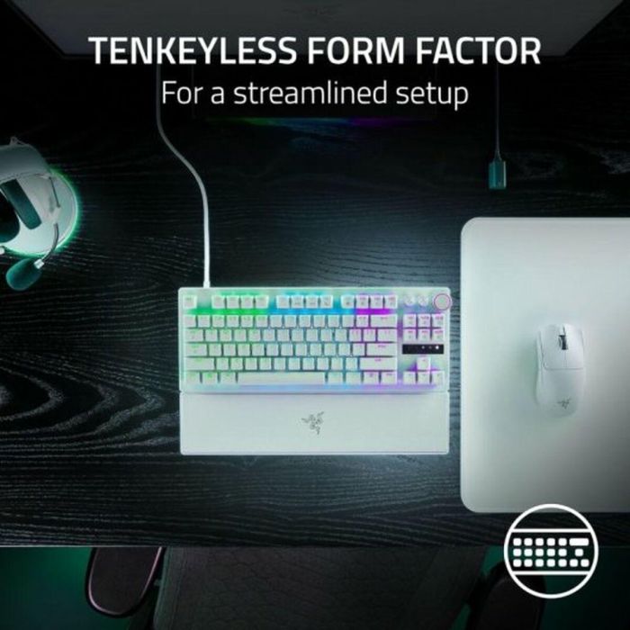 Teclado Razer Huntsman V3 Pro Blanco Qwerty Español 2