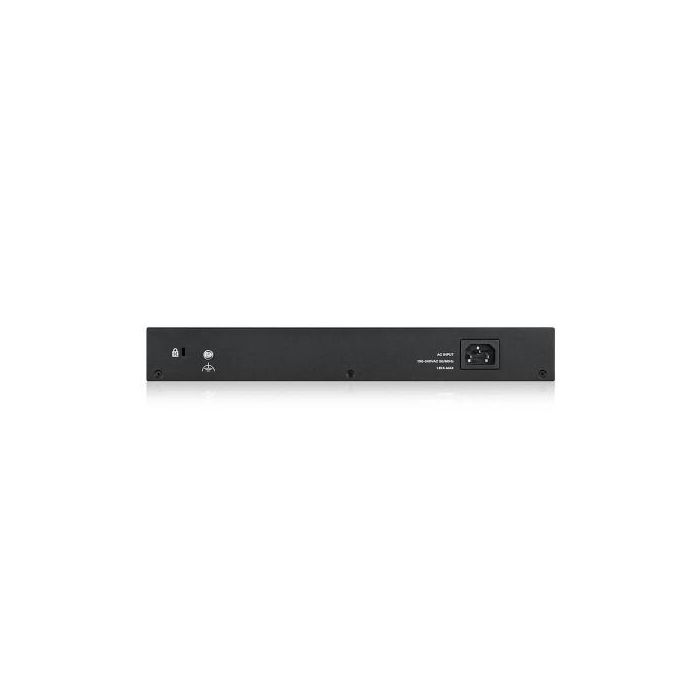 Zyxel GS1900-24EP-EU0101F Switch Gestionado L2, 24 Puertos Gigabit Ethernet (10/100/1000), PoE, Negro 3