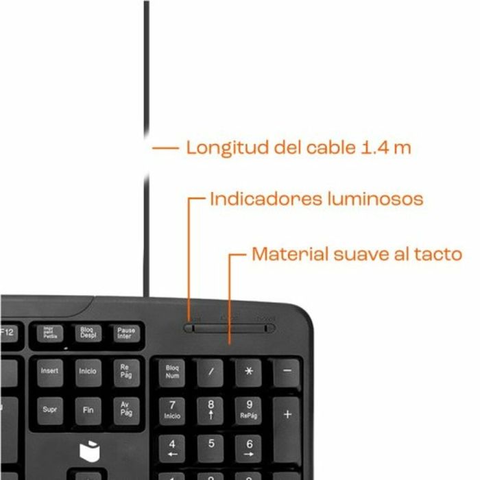 Teclado PcCom Negro 3