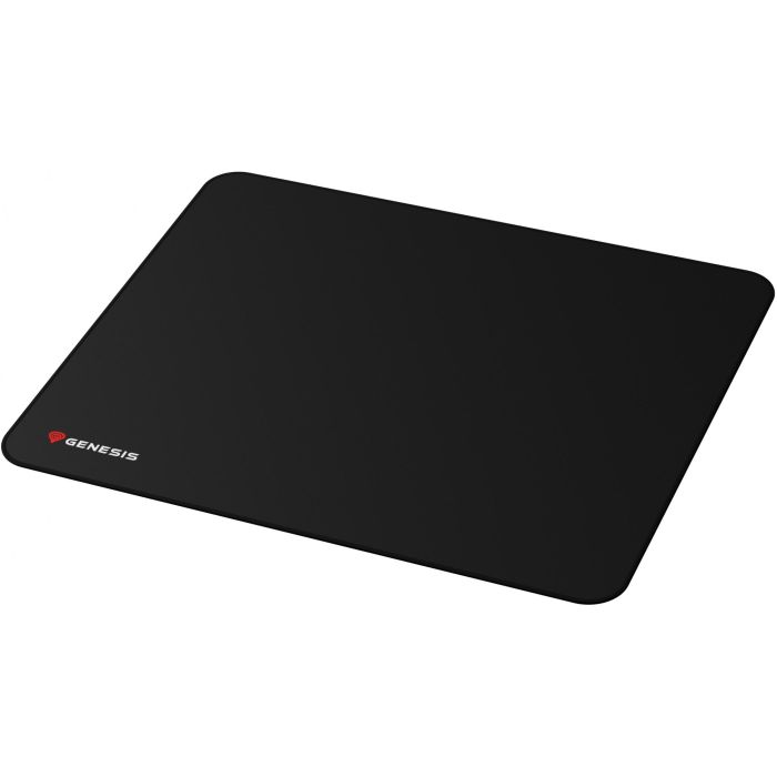 GENESIS Carbon 500 XL Logo Alfombrilla Gaming XL Negra, 400x500mm, Base Antideslizante de Caucho, Bordes Reforzados, Resistente al Agua 2
