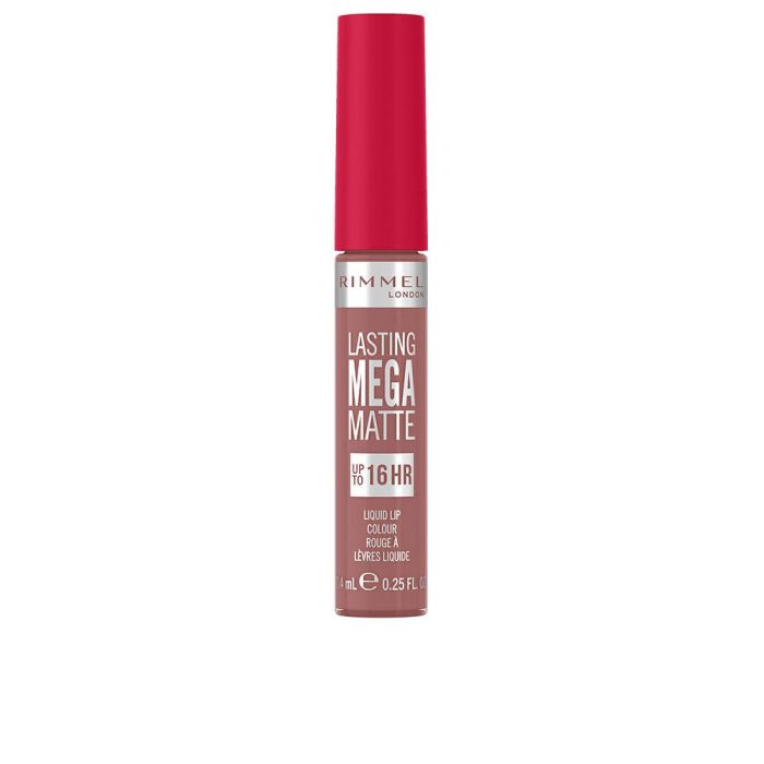 Rimmel London Labial Líquido Lasting Mega Matte 709 Strapless Larga Duración 16 Horas Vegano 7.4 ml 0 Rimmel London Labial Líquido Lasting Mega Matte 709 Strapless Larga Duración 16 Horas Vegano 7.4 ml 0