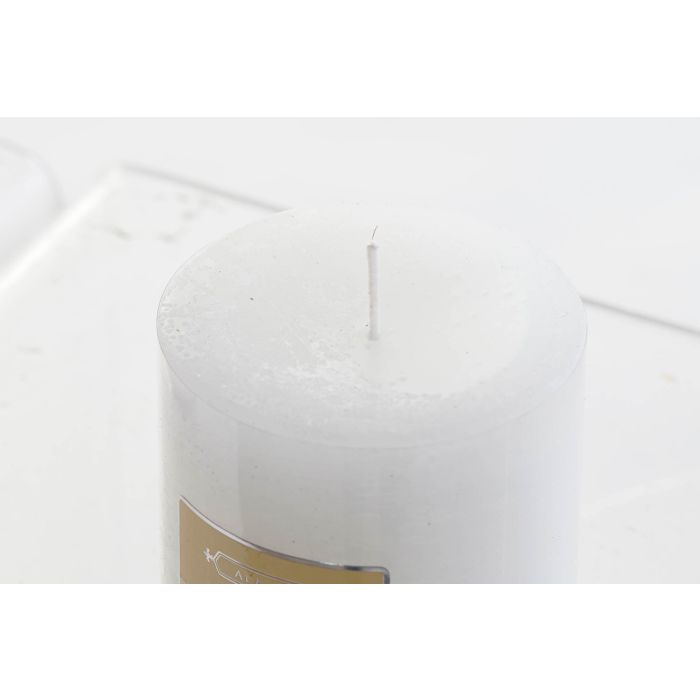 DKD Home Decor Vela Blanca de Cera Colección Básicos 6.5x6.5x7 cm 208 gr, Lote 12 Unidades 1 DKD Home Decor Vela Blanca de Cera Colección Básicos 6.5x6.5x7 cm 208 gr, Lote 12 Unidades 1
