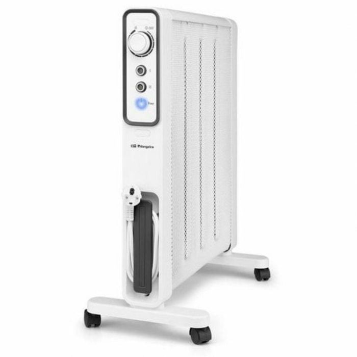 Orbegozo RMN 2000 Radiador de Mica 2000W con 2 Potencias (1000/2000W), Termostato, Ruedas y Protección Antivuelco/Sobrecalentamiento 5