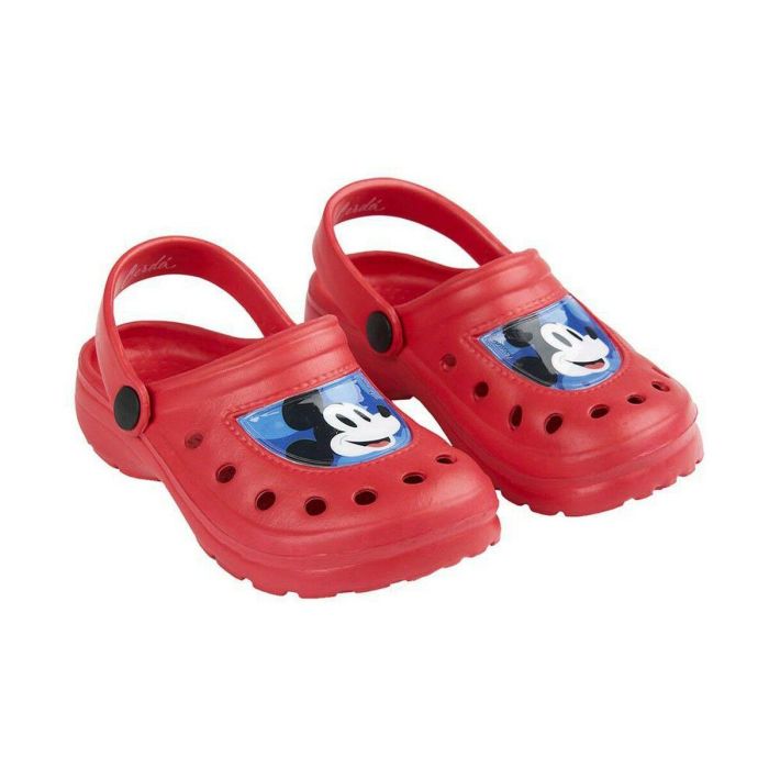 Zuecos de Playa Mickey Mouse Rojo 0 Zuecos de Playa Mickey Mouse Rojo 0