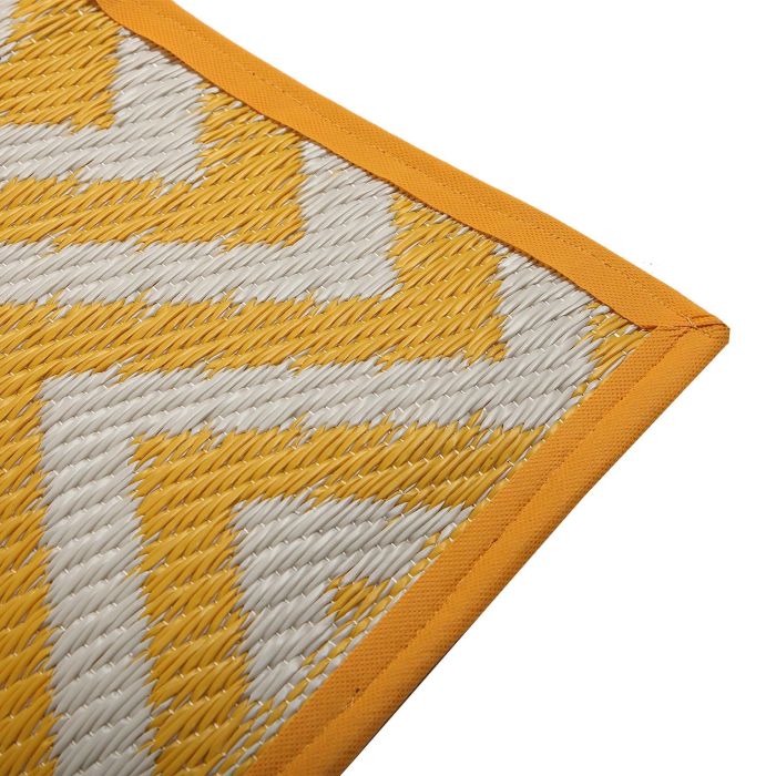 Alfombra Picnic Yellow Stripes Versa 90X1CM (2 Unidades) 3 Alfombra Picnic Yellow Stripes Versa 90X1CM (2 Unidades) 3