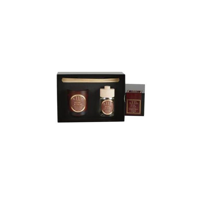 Setperf11 Vela+Mikado Argan-Cacao 23X16,6X8,3Cm. Setperf11 Vela+Mikado Argan-Cacao 23X16,6X8,3Cm.