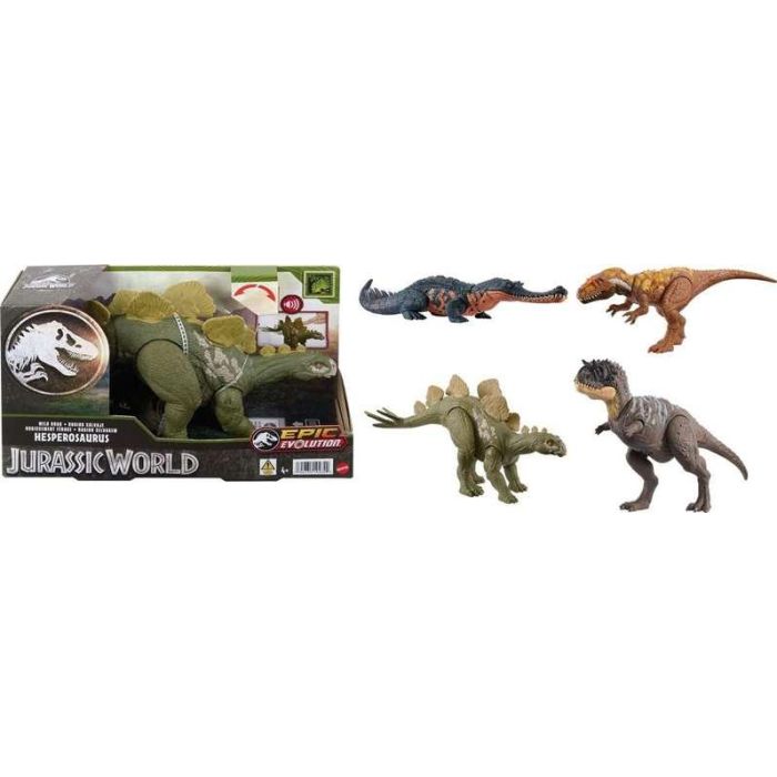 Figura dinosaurio jurassic world wild ruge y golpea. - modelos surtidos 8