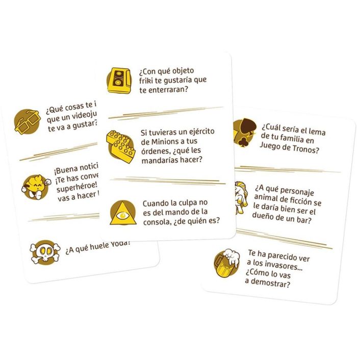 Le droit du perdre Preguntas de mierda Edición Friki: Juego de Cartas de Humor para 3-6 Jugadores, +14 años, 60 Cartas 2