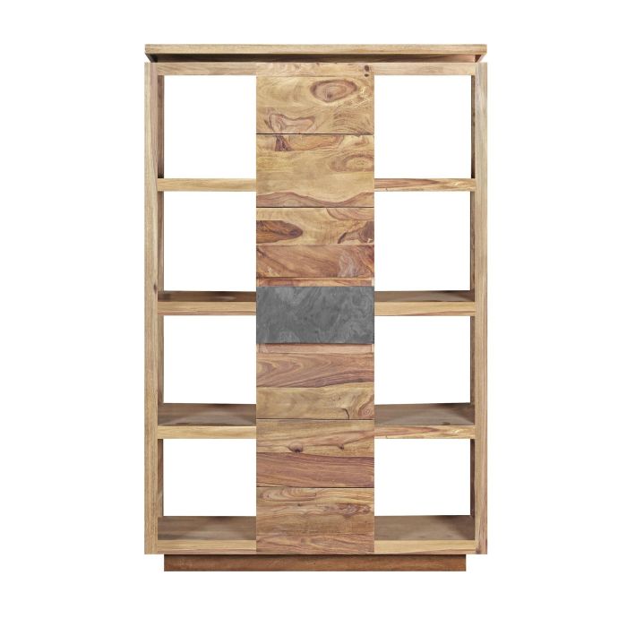 DKD Home Decor Estantería de Almacenamiento Sheesham Natural Gris con 1 Cajón, 2 Puertas y 8 Estantes, Mueble Auxiliar 120x40x185 cm 1 DKD Home Decor Estantería de Almacenamiento Sheesham Natural Gris con 1 Cajón, 2 Puertas y 8 Estantes, Mueble Auxiliar 120x40x185 cm 1