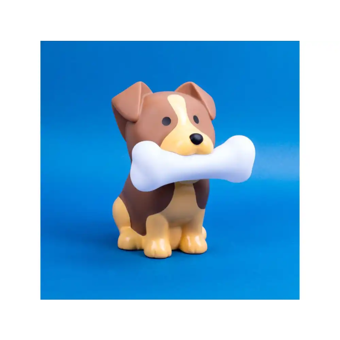 Wondee Lámpara Rufus The Dog Luz Ambiente Perro con Hueso Brillante 11,5 x 13,8 x 14,3 cm Batería 1