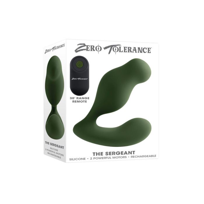 Vibrador anal Zero Tolerance Verde 1