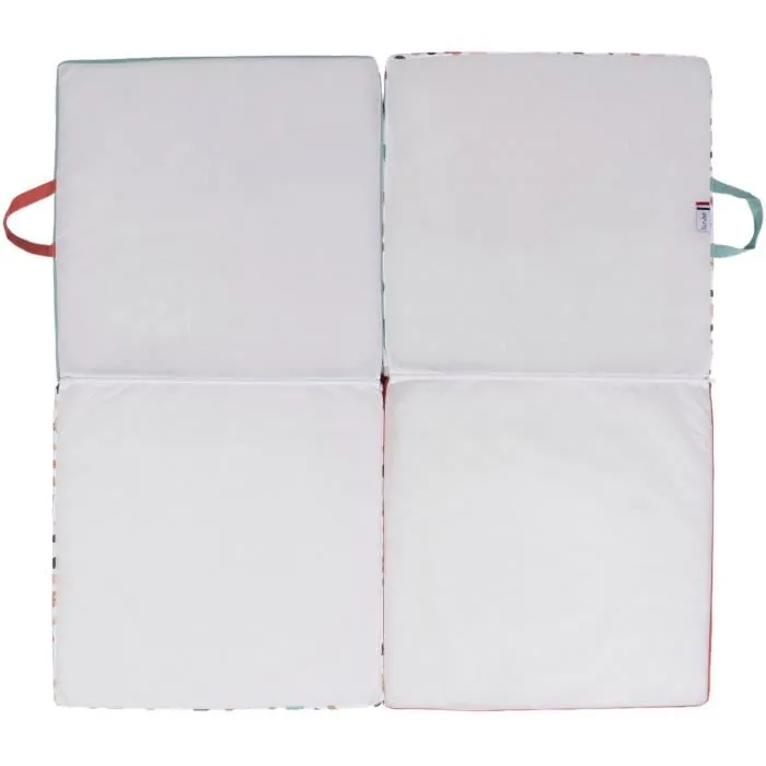 Tineo TIN3275055961102 Alfombra de Juego Malin Evolutiva Multifunción 3 en 1 120 x 120 cm Geométrica Animales Divertidos 2