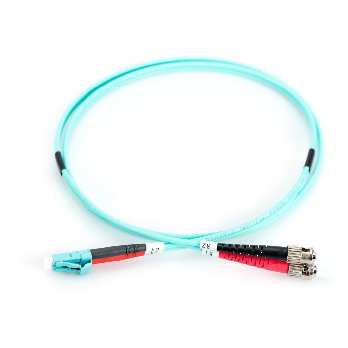 DIGITUS LWL Patchkabel LC -> ST 10.00m Multimode Duplex OM3 3