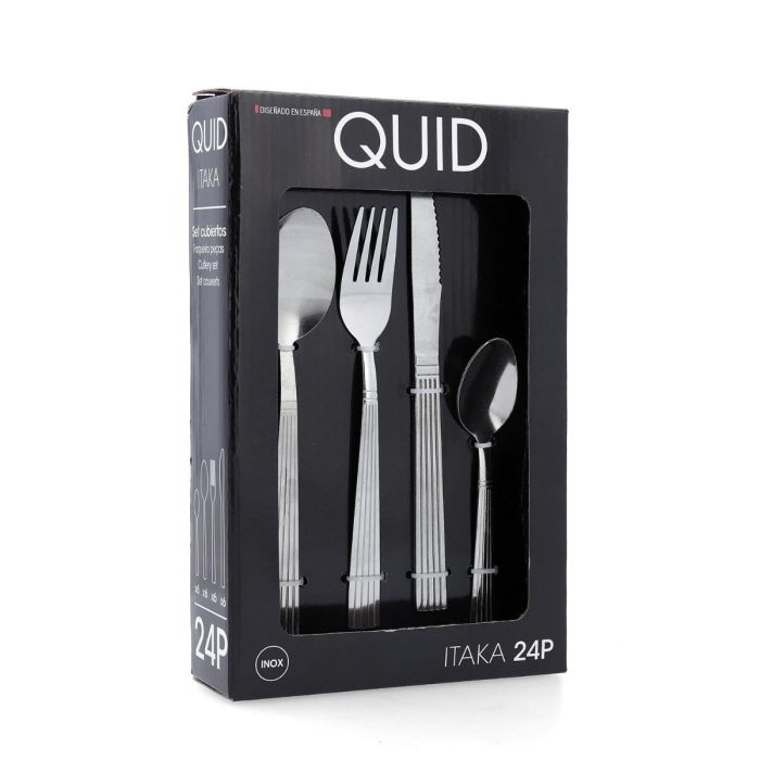 Set 24 Cubiertos Acero Inox Itaka Quid 18-0-1,5 mm 2 Set 24 Cubiertos Acero Inox Itaka Quid 18-0-1,5 mm 2