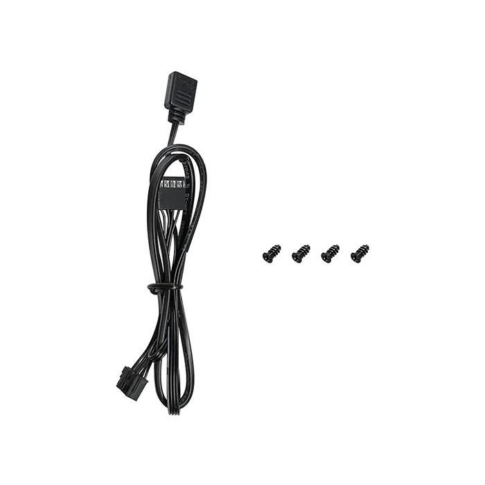 Deepcool FL12R Ventilador de Caja 120mm Negro ARGB PWM | Refrigeración Eficiente para PC Gaming | 55 CFM, 450-2365 RPM, 33.9 dB 5