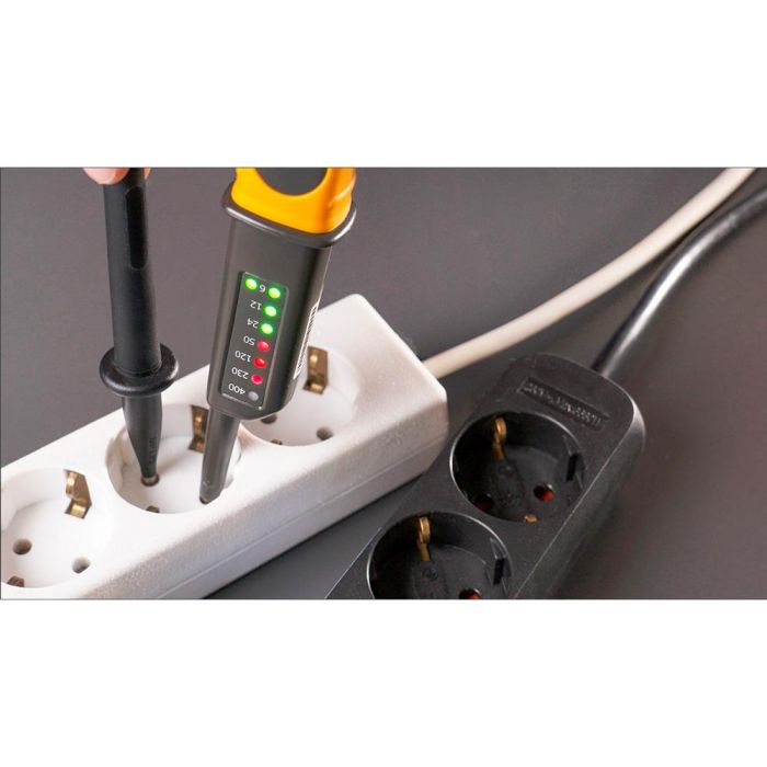 Pancontrol Volttester 400 Comprobador de Tensión de 2 Polos 6-400V AC/DC con 8 LEDs 5