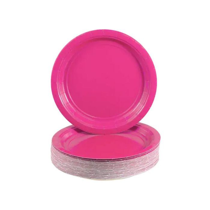 Set de 10 platos de cartón fucsia Algon 20 cm (36 Cajas) 4 Set de 10 platos de cartón fucsia Algon 20 cm (36 Cajas) 4