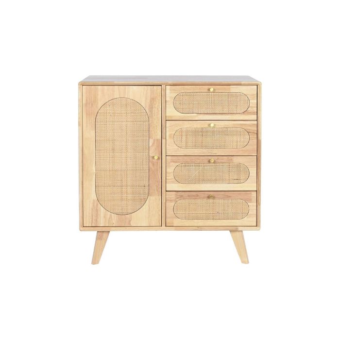 Aparador DKD Home Decor Natural Metal Madera de caucho 73,5 x 35 x 78 cm 2 Aparador DKD Home Decor Natural Metal Madera de caucho 73,5 x 35 x 78 cm 2