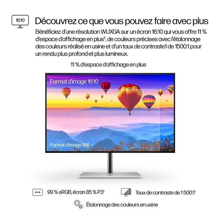 HP 724pu Monitor Series 7 Pro 24 pulgadas WUXGA USB-C, Pantalla 16:10, Precisión de Color y Hub de Productividad 12 HP 724pu Monitor Series 7 Pro 24 pulgadas WUXGA USB-C, Pantalla 16:10, Precisión de Color y Hub de Productividad 12