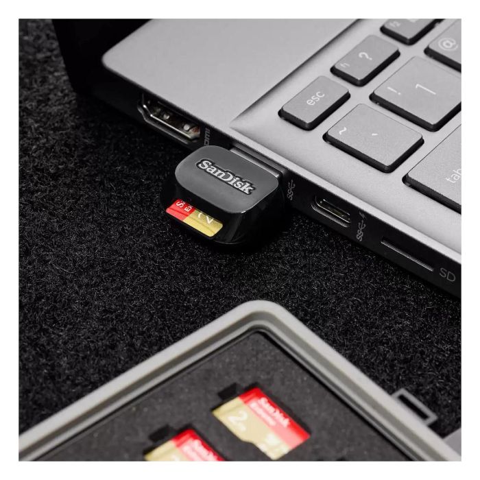 Sandisk Quickflow MicroSD UHS-I Tarjeta de Memoria Clase 10 U3 V30 con Adaptador, 128GB 4