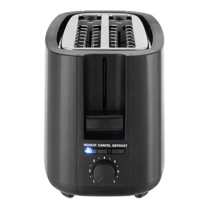 Edm Tostadora Black Design Doble Ranura Larga 1400W, Función Calentar/Descongelar, Superficie Tacto Frío, Negro 3 Edm Tostadora Black Design Doble Ranura Larga 1400W, Función Calentar/Descongelar, Superficie Tacto Frío, Negro 3